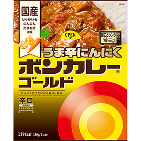 Bon Curry GOLD Umakara Ninniku (Spicy Garlic: Hot) 